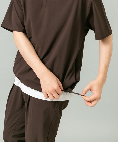 URBAN RESEARCH ROSSO MEN（アーバンリサーチロッソメン）の「『WEB限定』『XLサイズあり』『吸水速乾』Air Stretch ポロシャツ（ポロシャツ・メンズ・ブラウン/ネイビー/チャコールグレー/ブラック・X-LARGE/LARGE/MEDIUM/SMALL）」の22枚目の写真