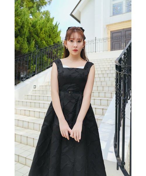 Le Lien Jacquard Dress（ワンピース）｜Her lip to（ハーリップトゥー
