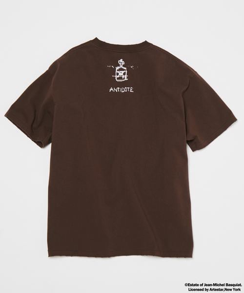 JOURNAL STANDARD(ジャーナルスタンダード)の「Jean-Michel Basquiat / ジャン=ミシェル・バスキア プリントTシャツ(Tシャツ/カットソー・メンズ・ブラウン/ホワイト/ピンク系その他/アーミー/ブラック系その他/ブラックミックス・MEDIUM/SMALL/LARGE)」の11枚目の写真