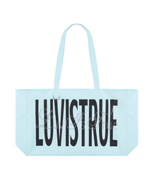 LUVISTRUE（ラヴイズトゥルー）の「SY LETTERING TOTE BAG(MINT)（トートバッグ）」