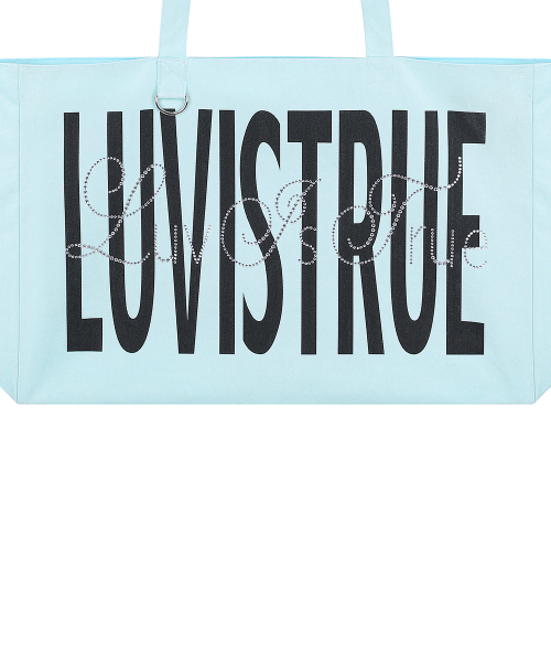 LUVISTRUE（ラヴイズトゥルー）の「SY LETTERING TOTE BAG(MINT)（トートバッグ・レディース・その他・FREE）」の6枚目の写真