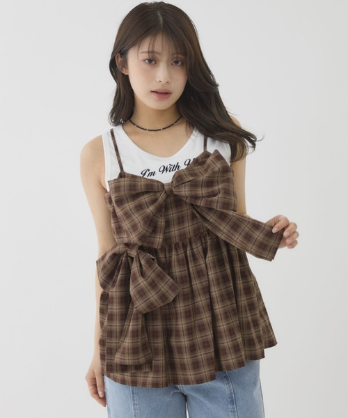 archives（アルシーヴ）の「【シンプルなのに洒落るロゴタンク】フロッキーロゴプリントタンク（タンクトップ・レディース・ブラック/オフホワイト・MEDIUM）」の17枚目の写真