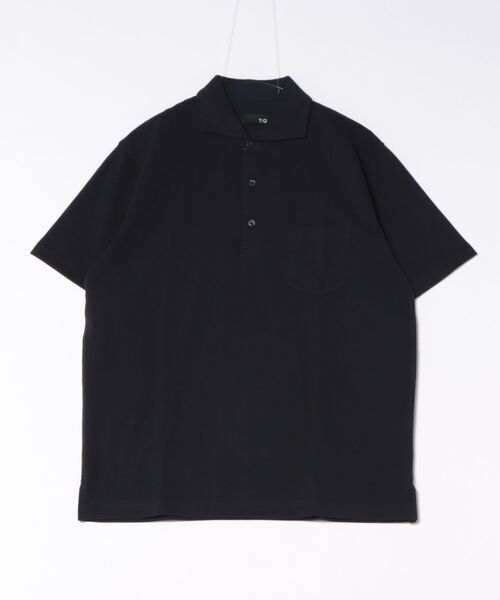 TAKA-Q(タカキュー)の「ビズポロ ポロシャツ メンズ 半袖 ストレッチ カッタウェイ 綿混 カット ジャガード クールビズ (ポロシャツ・メンズ・ネイビー/ライトグレー・LARGE/X-LARGE/MEDIUM)」の11枚目の写真