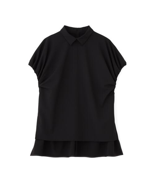 LE PHIL(ルフィル)の「◆シェルタリングホワイトストレッチツイルブラウス(シャツ/ブラウス・レディース・ブラック/ホワイト・F)」の15枚目の写真