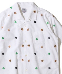 【HOUSTON / ヒューストン】OXFORD EMBROIDERY SHIRT