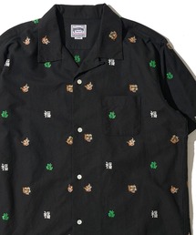 【HOUSTON / ヒューストン】OXFORD EMBROIDERY SHIRT
