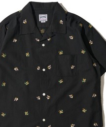 【HOUSTON / ヒューストン】OXFORD EMBROIDERY SHIRT