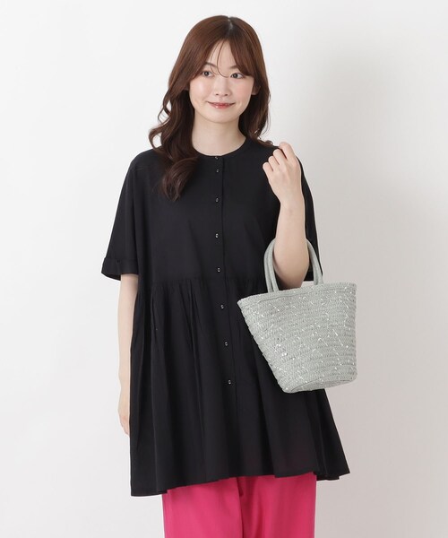 one'sterrace(ワンズテラス)の「【リンネル7月号掲載】SE 雑材 スパンコールブレードトート(トートバッグ・レディース・ベージュ系8/ライトグレー系8/グレー系4・99)」の8枚目の写真