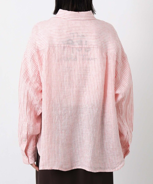 Gready Brilliant(グレディブリリアン)の「リネン柄シャツ(シャツ/ブラウス・レディース・ホワイト×ブルー/ホワイト×ピンク/チェック・38)」の22枚目の写真