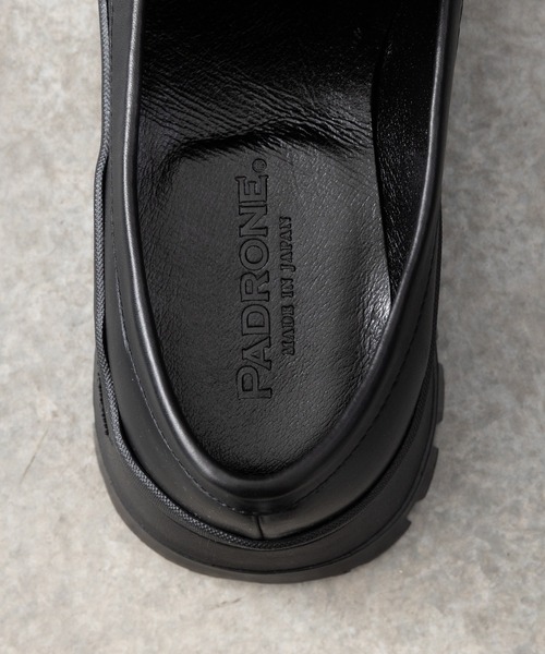 PADRONE(パドローネ)の「【PADRONE/パドローネ】別注 LOAFER Vibram / PK8840-2002-23D(ローファー・メンズ・ブラック・42/41/40)」の11枚目の写真