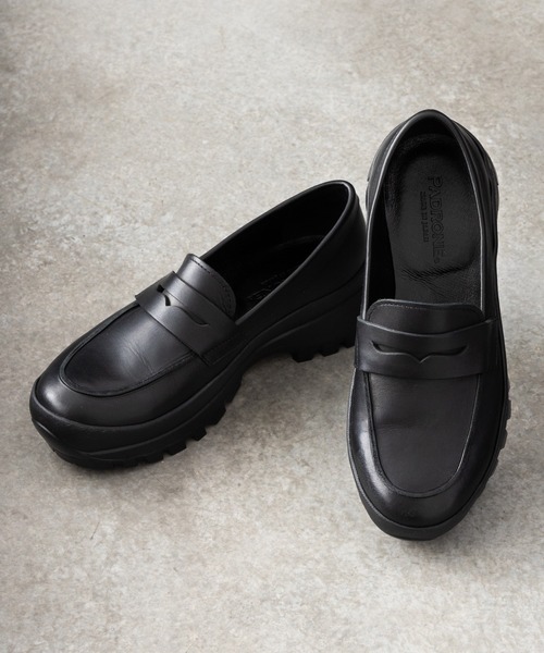 PADRONE(パドローネ)の「【PADRONE/パドローネ】別注 LOAFER Vibram / PK8840-2002-23D(ローファー・メンズ・ブラック・42/41/40)」の5枚目の写真