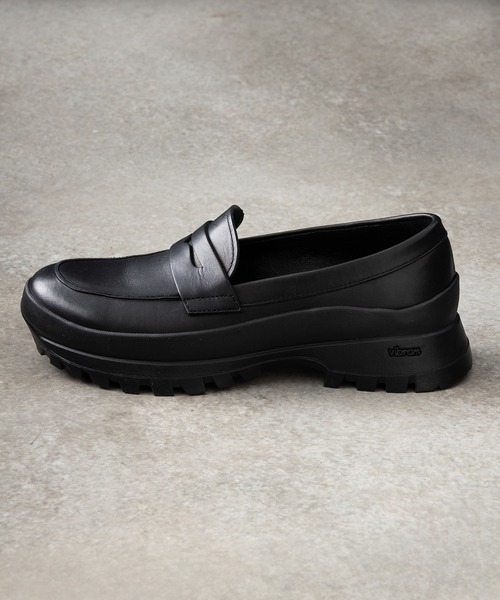 PADRONE(パドローネ)の「【PADRONE/パドローネ】別注 LOAFER Vibram / PK8840-2002-23D(ローファー・メンズ・ブラック・42/41/40)」の7枚目の写真