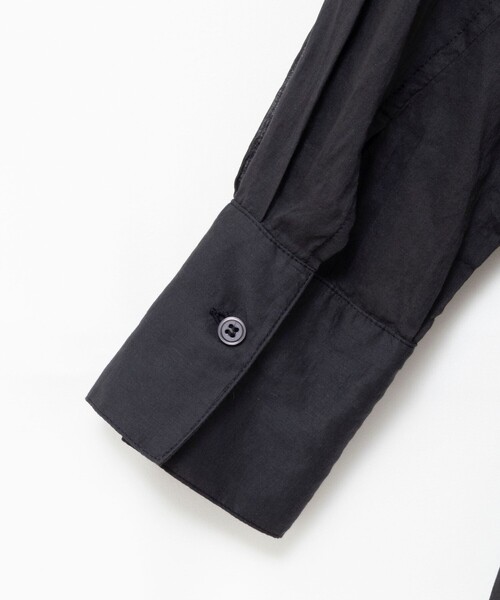 NOLLEY’S（ノーリーズ）の「【BECシリーズ】綿ボイルピンタックオーバーシャツ（シャツ/ブラウス・レディース・ブラック/ライトブルー/オフホワイト・38）」の16枚目の写真