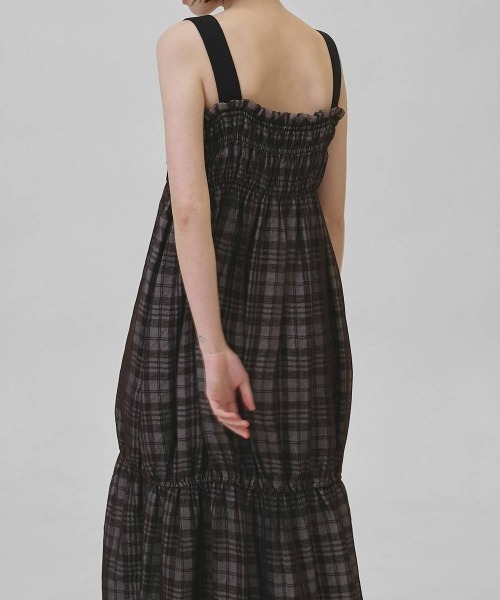 TODAYFUL(トゥデイフル)の「TODAYFUL Check Jacquard Dress(ワンピース・レディース・ダークブラウン/ベージュ・36/38)」の10枚目の写真