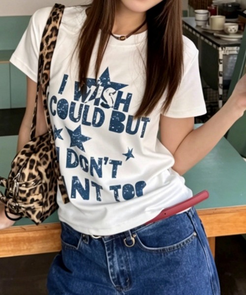 AVYL(アヴィル)の「ヴィンテージライク スターロゴコンパクトTシャツ(Tシャツ/カットソー・レディース・ホワイト/ブラック・M)」の17枚目の写真