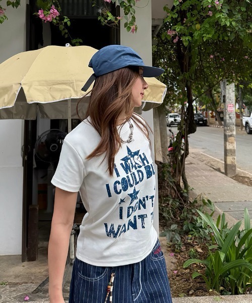 AVYL(アヴィル)の「ヴィンテージライク スターロゴコンパクトTシャツ(Tシャツ/カットソー・レディース・ホワイト/ブラック・M)」の22枚目の写真