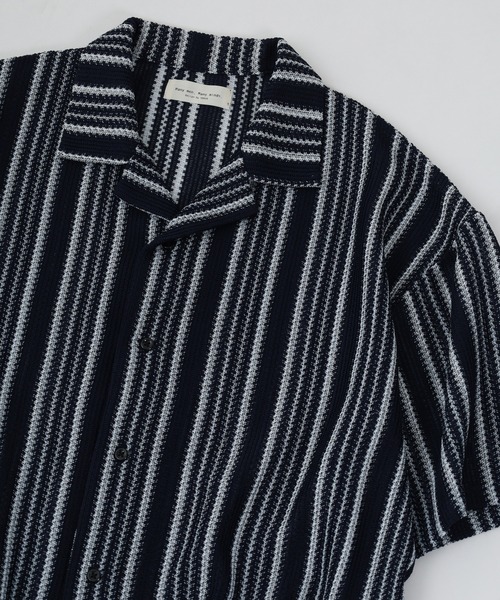 MANYMENMANYMINDS / Loose‑open collar кардиган — полурукав