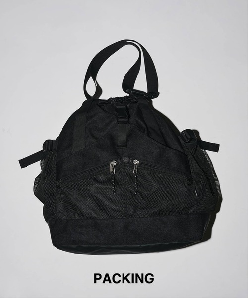 PACKING(パッキング)の「PACKING / パッキング 別注 2WAY トートバッグ(トートバッグ・メンズ・チャコールグレー/ブラック/ベージュ系その他・FREE)」の1枚目の写真