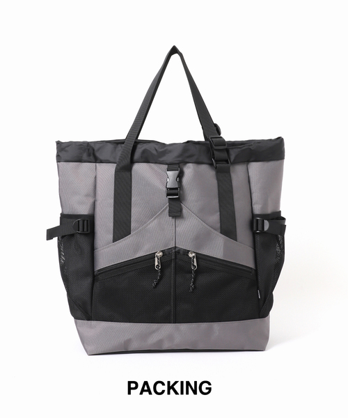 PACKING(パッキング)の「PACKING / パッキング 別注 2WAY トートバッグ(トートバッグ・メンズ・チャコールグレー/ブラック/ベージュ系その他・FREE)」の7枚目の写真