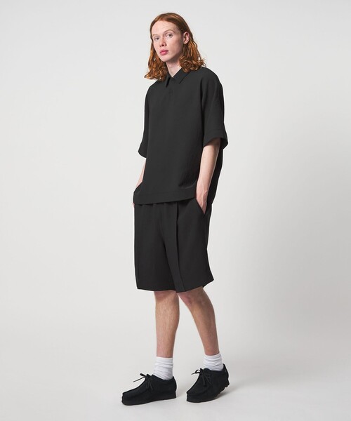 UNITED ARROWS & SONS by DAISUKE OBANA(ユナイテッドアローズアンドサンズバイダイスケオバナ)の「<D.O UNITED ARROWS BY DAISUKE OBANA>Ⅰ CR 1P SHORTS 26SS/ショーツ(その他パンツ・メンズ・ブラック・S/XL/L/M)」の3枚目の写真