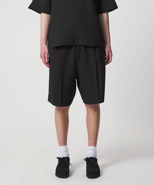 UNITED ARROWS & SONS by DAISUKE OBANA(ユナイテッドアローズアンドサンズバイダイスケオバナ)の「<D.O UNITED ARROWS BY DAISUKE OBANA>Ⅰ CR 1P SHORTS 26SS/ショーツ(その他パンツ・メンズ・ブラック・S/XL/L/M)」の4枚目の写真