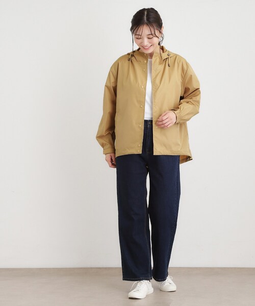 LAURA ASHLEY（ローラアシュレイ）の「【大人気!収納用トートバッグ付き】ペニーウェル グローヴ柄 ショート レインコート（その他アウター・レディース・カーキ系/ベージュ系その他3/ブルー系その他2・00）」の11枚目の写真