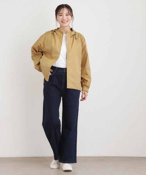 LAURA ASHLEY（ローラアシュレイ）の「【大人気!収納用トートバッグ付き】ペニーウェル グローヴ柄 ショート レインコート（その他アウター・レディース・カーキ系/ベージュ系その他3/ブルー系その他2・00）」の12枚目の写真