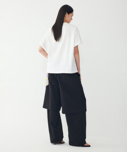 STUDIO TOMBOY(スタジオトムボーイ)の「マインドフルグラフィックピグメントTシャツ_オフホワイト 91F6222784(Tシャツ/カットソー・レディース・オフホワイト・OS)」の4枚目の写真