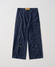 GARMENTS FAB（ガーメンツファブ）の「Washed Cargo Painted Pants (NAVY)（その他パンツ）」