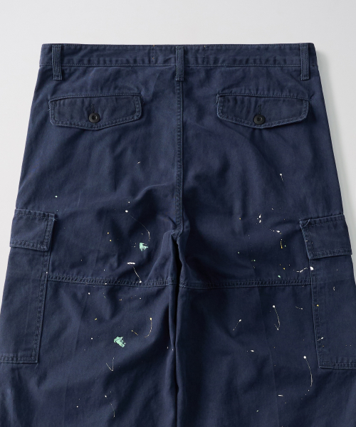 GARMENTS FAB（ガーメンツファブ）の「Washed Cargo Painted Pants (NAVY)（その他パンツ・レディース・その他・LARGE/MEDIUM）」の6枚目の写真