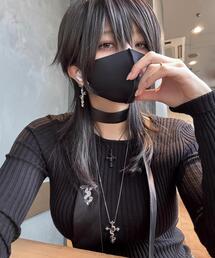 gibous（ギボス）の「gibous/ギボス/snake cross necktie（ネクタイ）」