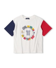 【WEB限定】電車アップリケ付Ｔシャツ