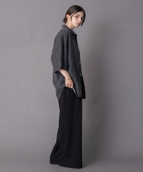 BROWNY（ブラウニー）の「BROWNY/【26年春夏新作】テンセルデニムシャツ（シャツ/ブラウス・メンズ・ブラック系その他・LARGE/MEDIUM）」の16枚目の写真