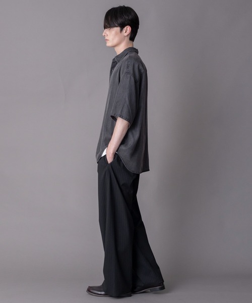 BROWNY（ブラウニー）の「BROWNY/【26年春夏新作】テンセルデニムシャツ（シャツ/ブラウス・メンズ・ブラック系その他・LARGE/MEDIUM）」の14枚目の写真
