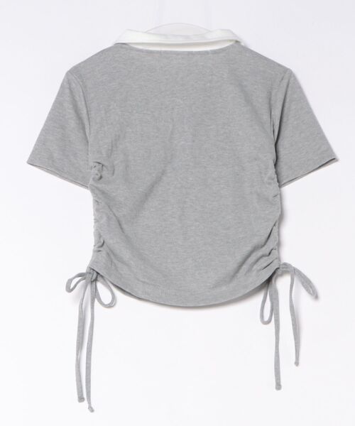 GORGE(ゴージ)の「《ドロスト・スキッパー》刺繍ロゴカットソー/ストリート×カジュアル/春夏/全3色(Tシャツ/カットソー・レディース・グレー/ブラック/レッド・F)」の19枚目の写真