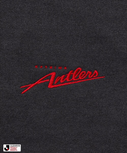 FREAK'S STORE(フリークスストア)の「J.LEAGUE × FREAK’S STORE 別注SUPPORTERS ZIP HOODIE【鹿島アントラーズ】(パーカー・メンズ・ライトグレー/チャコールグレー・SMALL)」の14枚目の写真