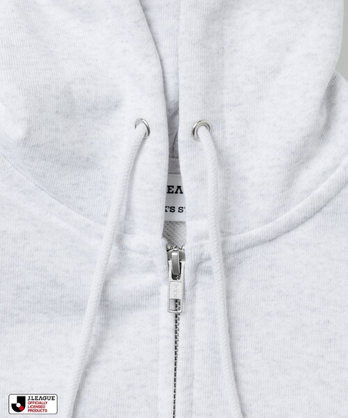 FREAK'S STORE(フリークスストア)の「J.LEAGUE × FREAK’S STORE 別注SUPPORTERS ZIP HOODIE【鹿島アントラーズ】(パーカー・メンズ・ライトグレー/チャコールグレー・SMALL)」の17枚目の写真