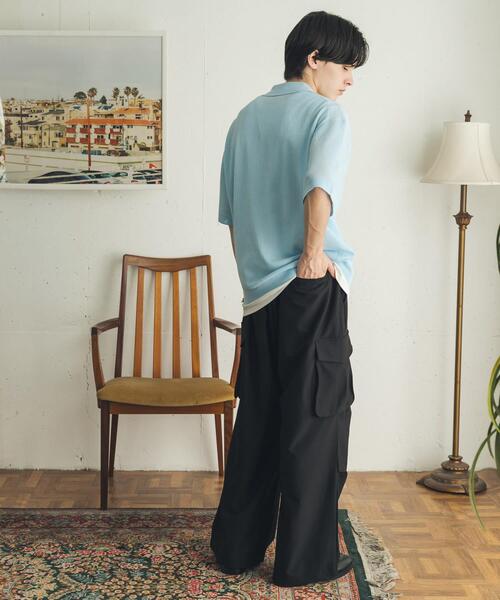 SENSE OF PLACE by URBAN RESEARCH(センスオブプレイスバイアーバンリサーチ)の「ワイドカーゴパンツ(その他パンツ・メンズ・ブラウン/チャコールグレー/ブラック/オリーブ・X-SMALL/SMALL/MEDIUM/LARGE)」の10枚目の写真