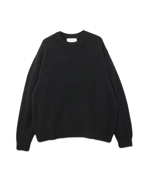 CULLNI(クルニ)の「Extra Wool Tone Switch Layered Rib Neck Knit Pullover(ニット/セーター・メンズ・レッド/ライトグレー/ダークネイビー/ブラック・1/2)」の16枚目の写真