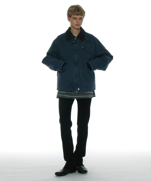 PARTIMENTO WOMEN(パルティメントウィメン)の「コットンウォッシュドワークジャケット_ブルー(その他アウター・レディース・その他・ONE SIZE)」の6枚目の写真
