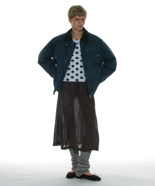 PARTIMENTO WOMEN(パルティメントウィメン)の「コットンウォッシュドワークジャケット_ブルー(その他アウター・レディース・その他・ONE SIZE)」の10枚目の写真