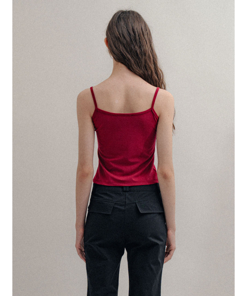VISUS(ヴィスシュ)の「Basic Sleeveless_Burgundy(Tシャツ/カットソー・レディース・その他・SMALL/MEDIUM)」の4枚目の写真