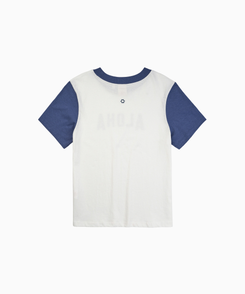 HELLO SUNRISE(ハローサンライズ)の「Aloha 2Tone Tee(W)_White(Tシャツ/カットソー・レディース・ホワイト・OS)」の4枚目の写真