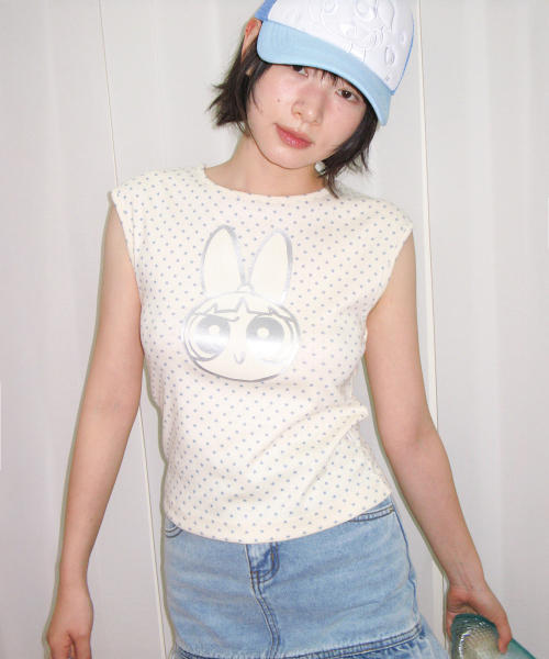 AMESWORLDWIDE(アメスワールドワイド)の「PPG GLITTER SLEEVELESS YELLOW(Tシャツ/カットソー・レディース・その他・FREE)」の1枚目の写真