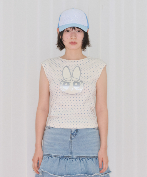 AMESWORLDWIDE(アメスワールドワイド)の「PPG GLITTER SLEEVELESS YELLOW(Tシャツ/カットソー・レディース・その他・FREE)」の2枚目の写真