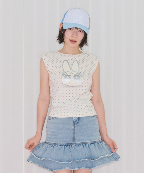 AMESWORLDWIDE(アメスワールドワイド)の「PPG GLITTER SLEEVELESS YELLOW(Tシャツ/カットソー・レディース・その他・FREE)」の4枚目の写真