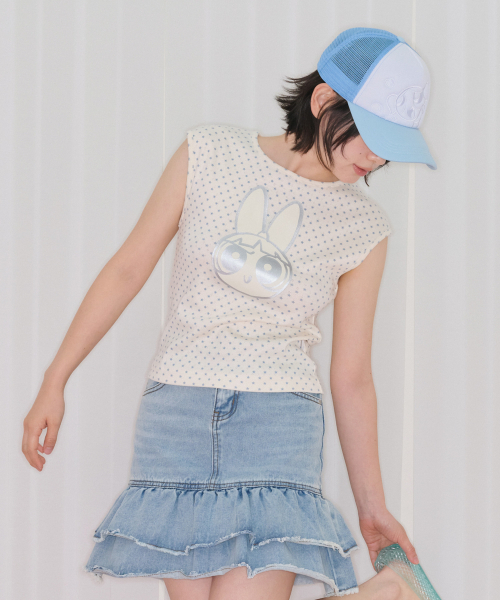 AMESWORLDWIDE(アメスワールドワイド)の「PPG GLITTER SLEEVELESS YELLOW(Tシャツ/カットソー・レディース・その他・FREE)」の5枚目の写真