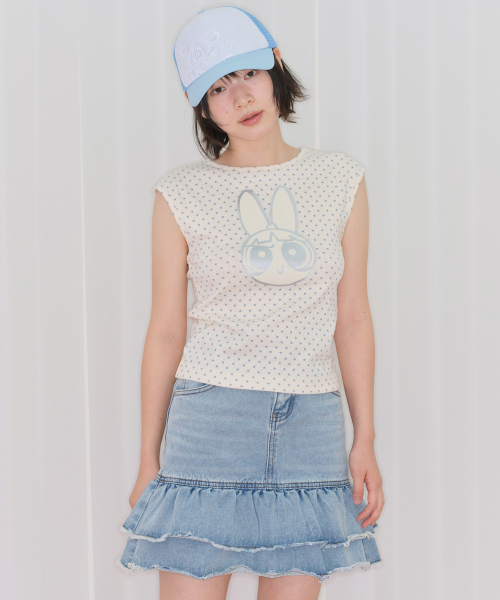 AMESWORLDWIDE(アメスワールドワイド)の「PPG GLITTER SLEEVELESS YELLOW(Tシャツ/カットソー・レディース・その他・FREE)」の6枚目の写真