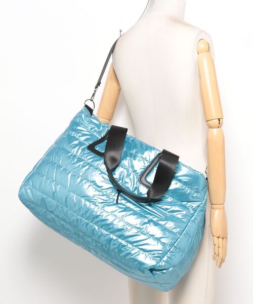 VIBGYOR(ヴィブジョー)の「【Bls】【ZA】【Bling Leads】ヨガバッグ フィットネス 大容量(BL)(トートバッグ・レディース・ゴールド/シルバー/ブラック/ブルー・FREE)」の8枚目の写真