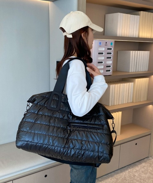 VIBGYOR(ヴィブジョー)の「【Bls】【ZA】【Bling Leads】ヨガバッグ フィットネス 大容量(BL)(トートバッグ・レディース・ゴールド/シルバー/ブラック/ブルー・FREE)」の1枚目の写真
